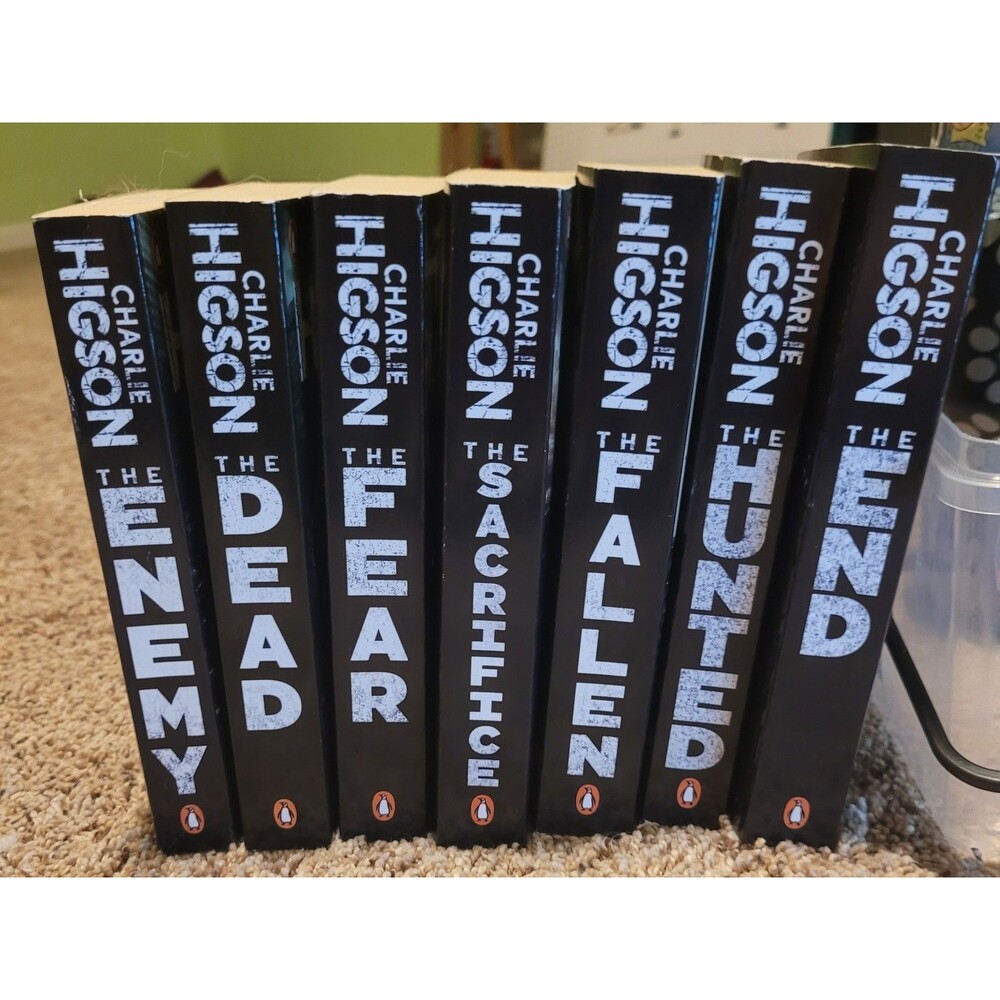 Lot of 7 The Enemy Complete Set Series Charlie Higson